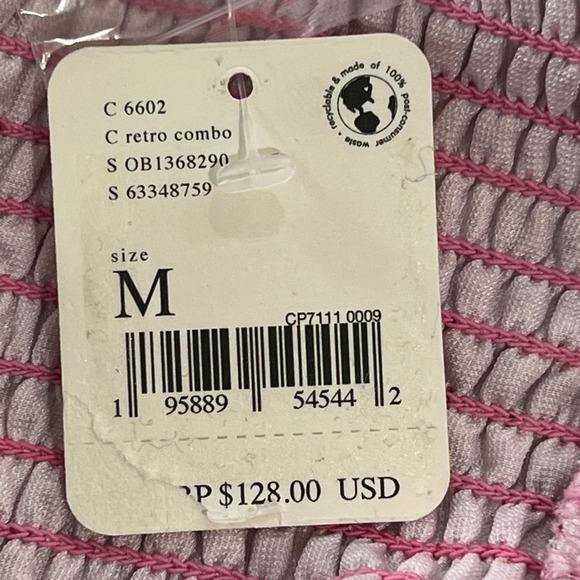 Free PEOPLE, DARE‎ ME VELVET, BLOUSE WOMENS NEW WITH TAGS, PINK, - Picture 14 of 16